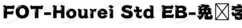 FOT-Hourei Std EB字体转换